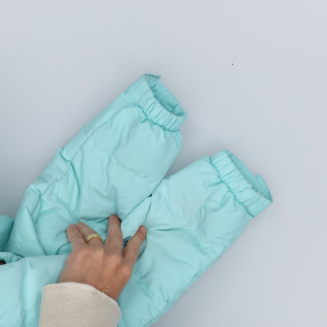 120 노스페이스 키즈 덕다운 패딩 0220H1 상품이미지5