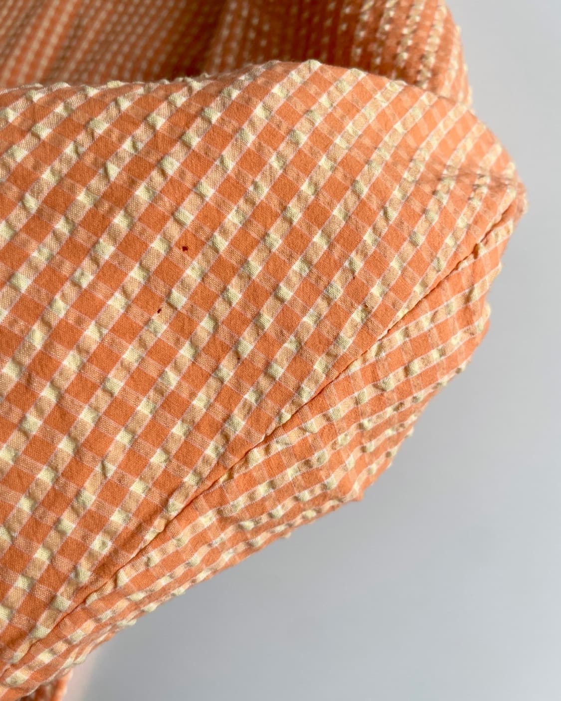 embossing check hood jacket 상품이미지10