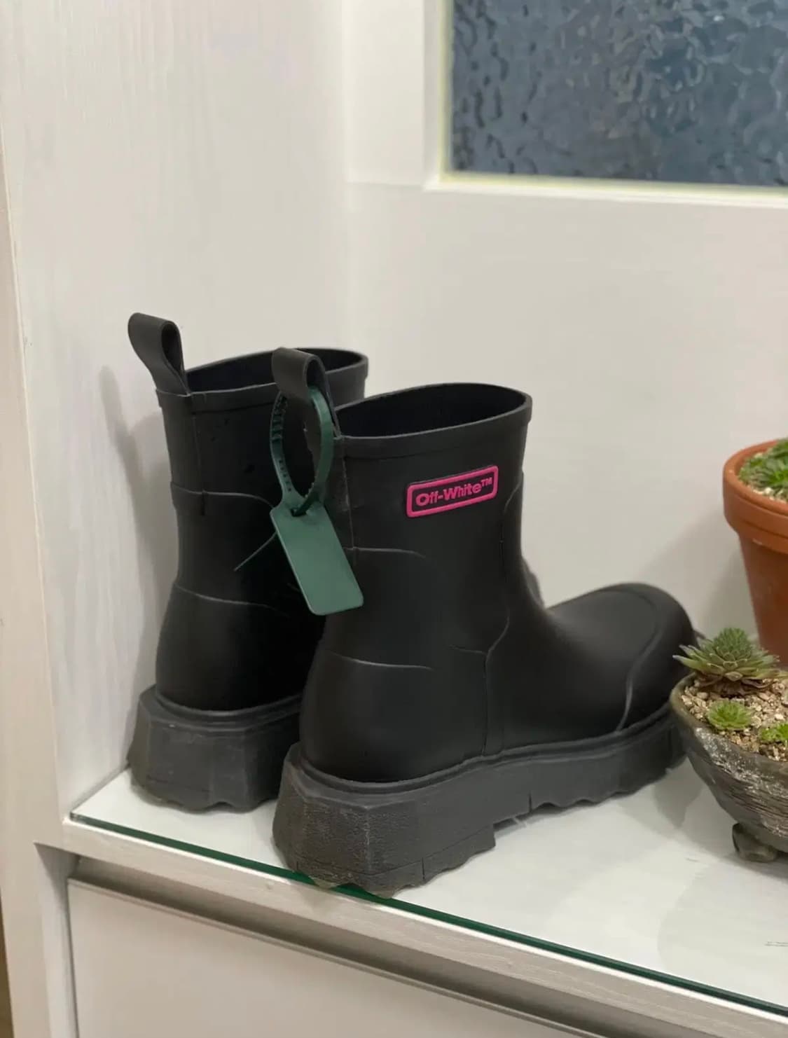 오프화이트 레인부츠 블랙 41사이즈 상품이미지5