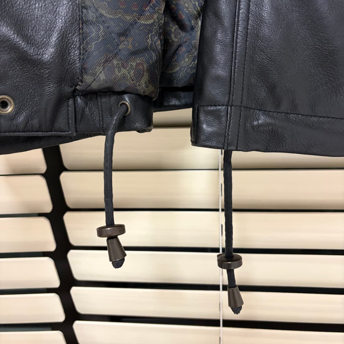 90s 빈티지 램스킨 레더 카코트 자켓 레더 자켓 L 상품이미지7