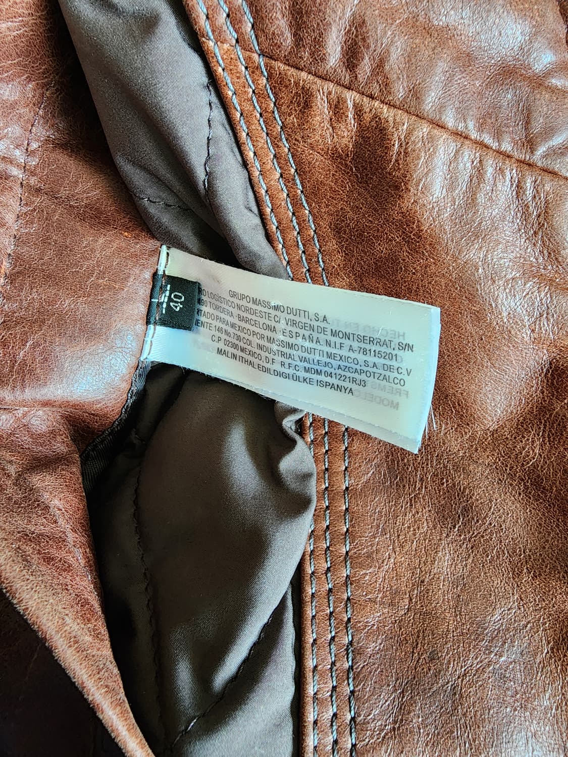 마시모두띠 가죽 점퍼 상품이미지10