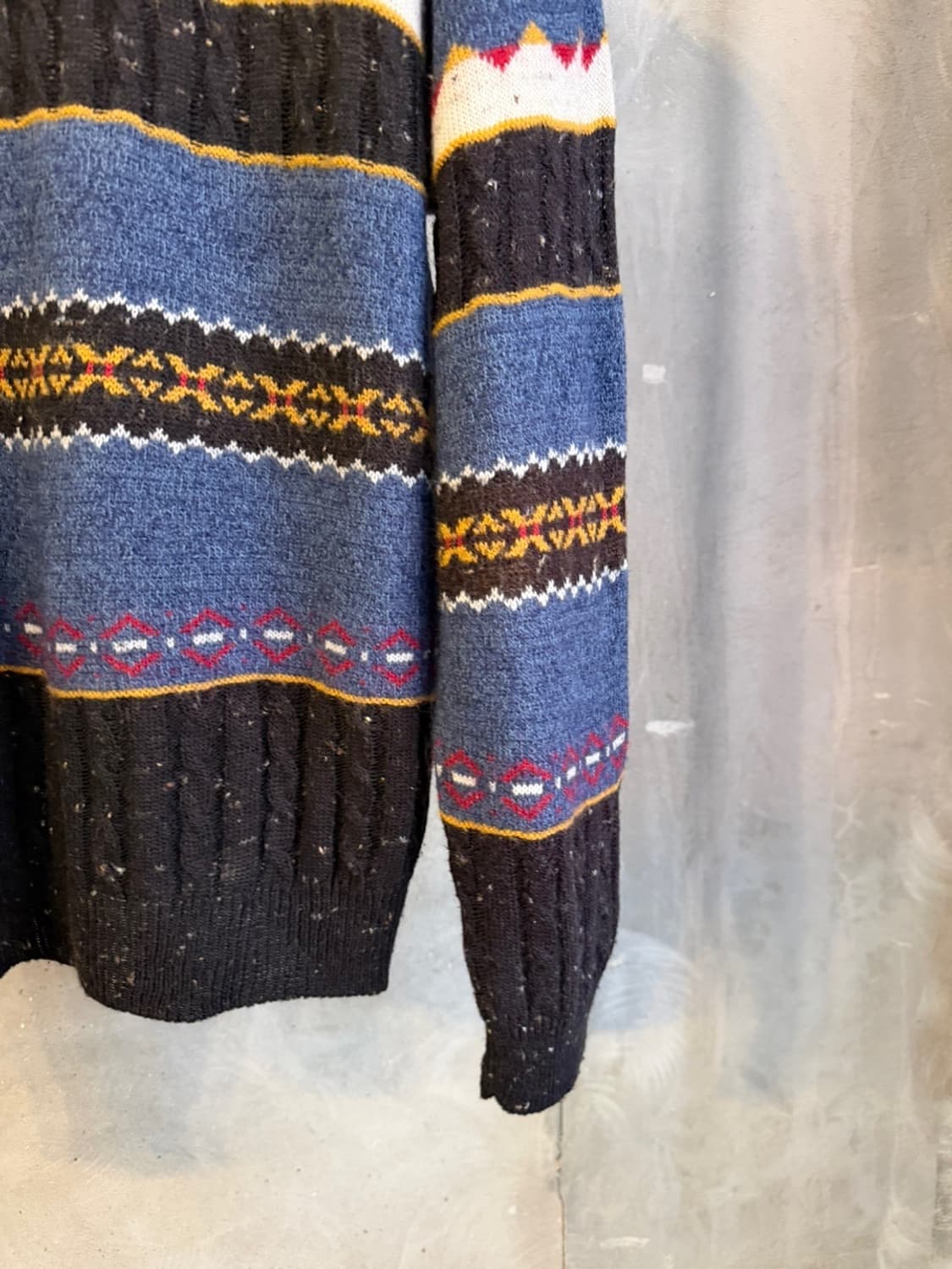 STEFANO DASSI 그래픽 니트 105 상품이미지6