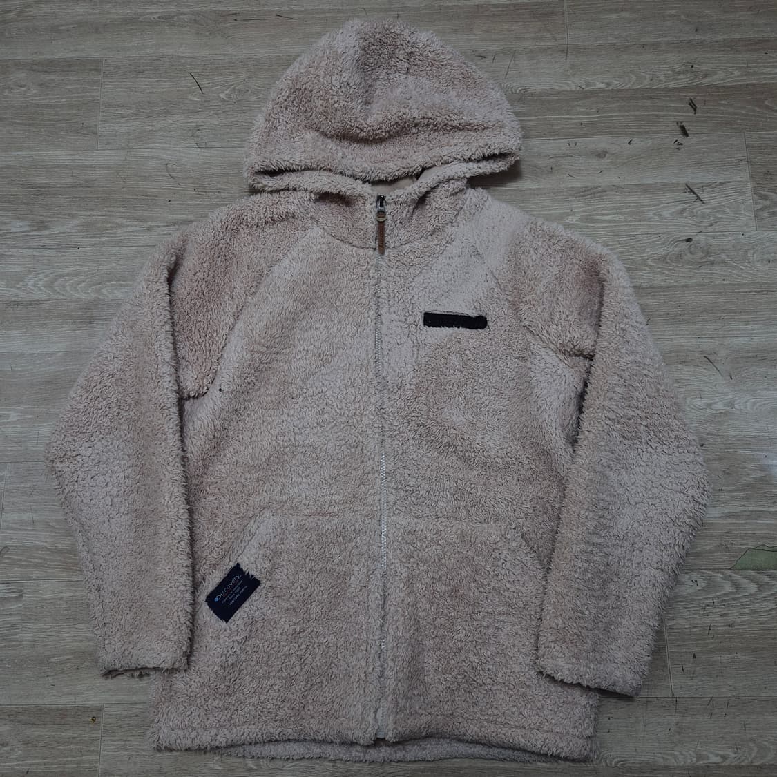 디스커버리 양털 뽀글이 후드 후리스 자켓 XL(105) 상품이미지1