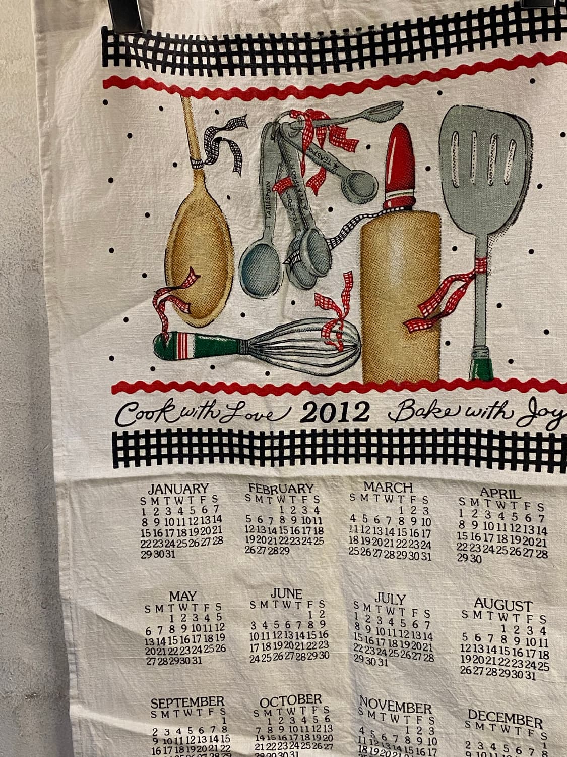 ☕️유럽 티타월 캘린더패브릭 상품이미지4