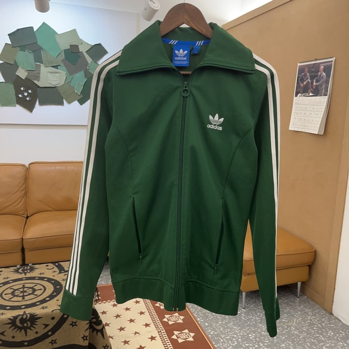 아디다스 유로파 Y2K 90's 딥그린 져지 집업 100 C08645 상품이미지3