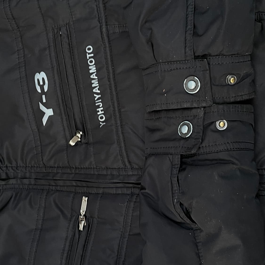  Y-3 요지야마모토 아디다스 바이커 다운 자켓 패딩 L 상품이미지4