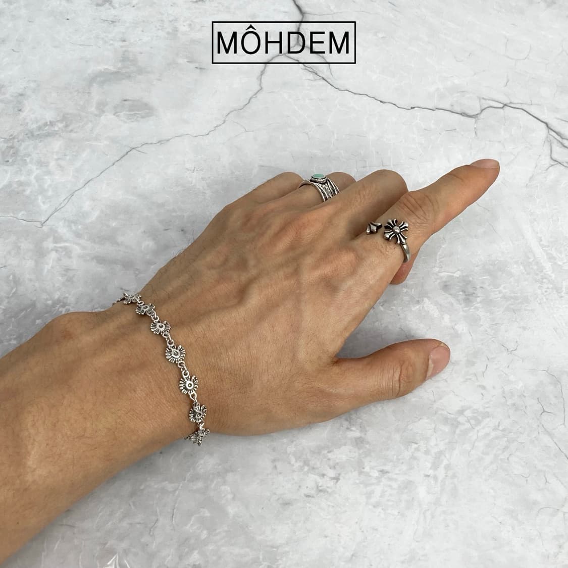 [Unisex] 크로스 링 실버 반지 상품이미지7