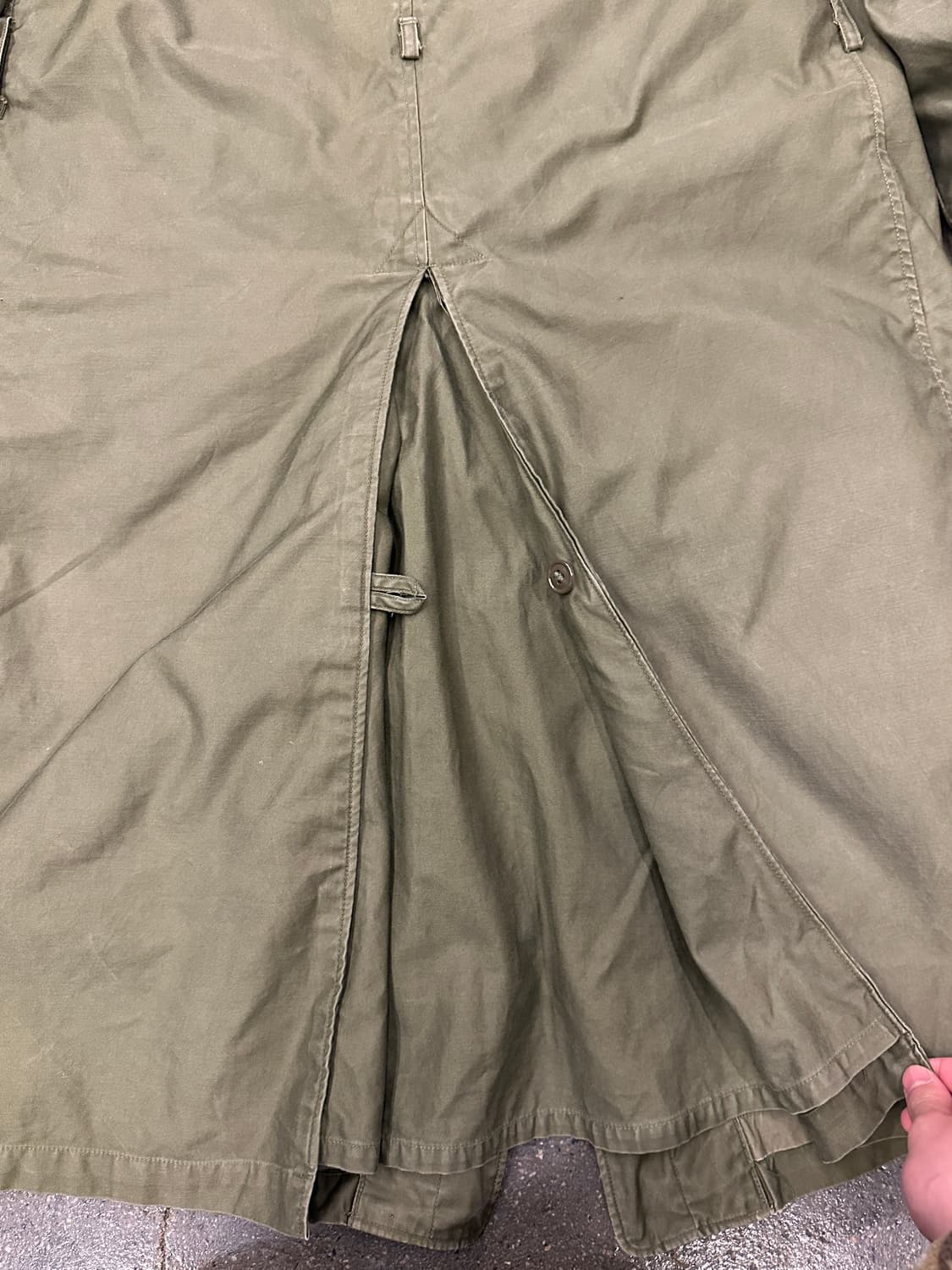 Original 1950s M-1950 Over coat 피쉬테일 야상 상품이미지9