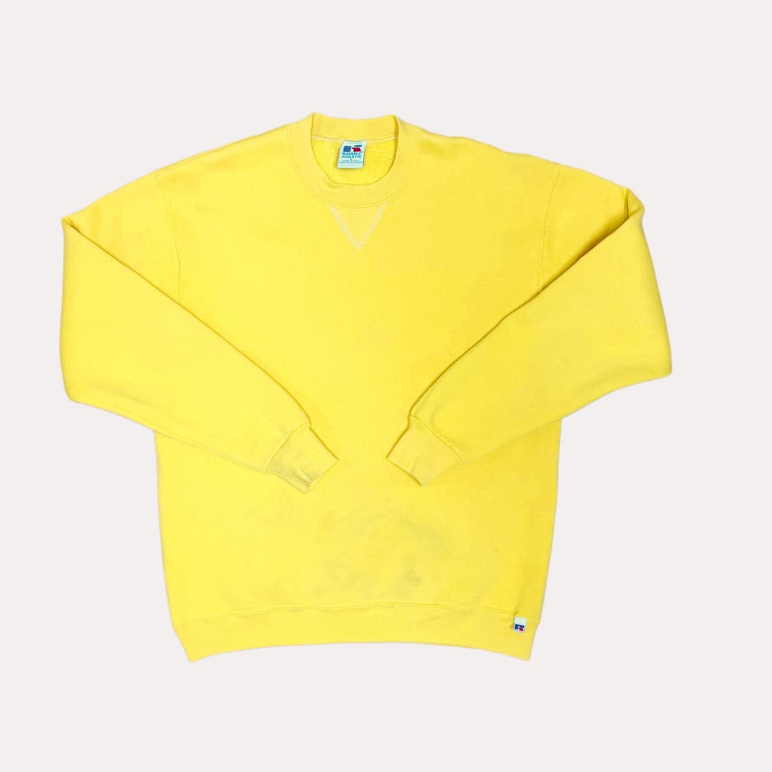 *90s RUSSELL SWEAT YELLOW L USA 상품이미지1