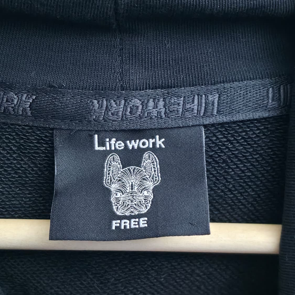 [free] 라이프워크 블랙 후드티 상품이미지6