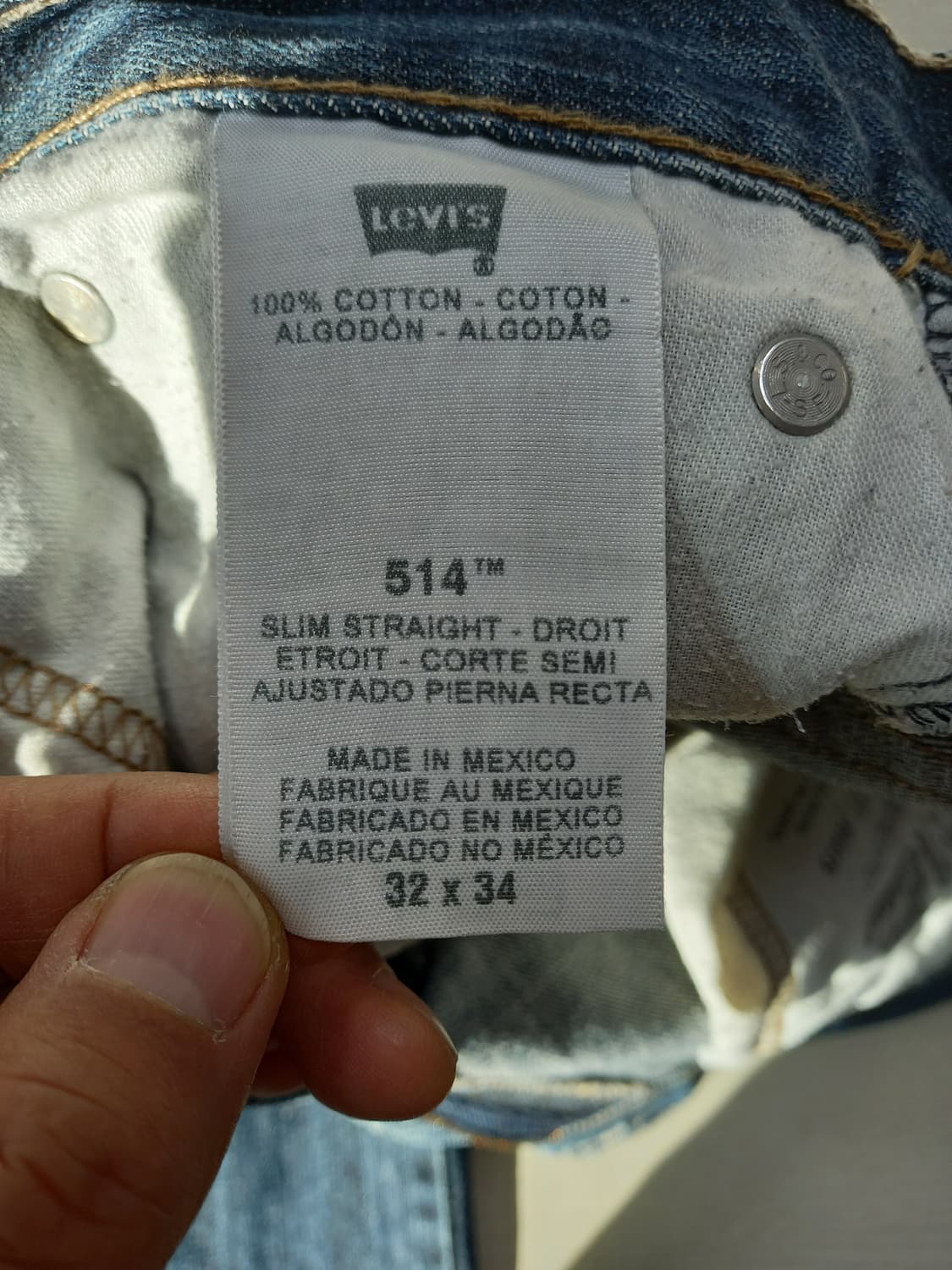 32 리바이스514 Mexico 워싱 일자진 진청 32-306 상품이미지9