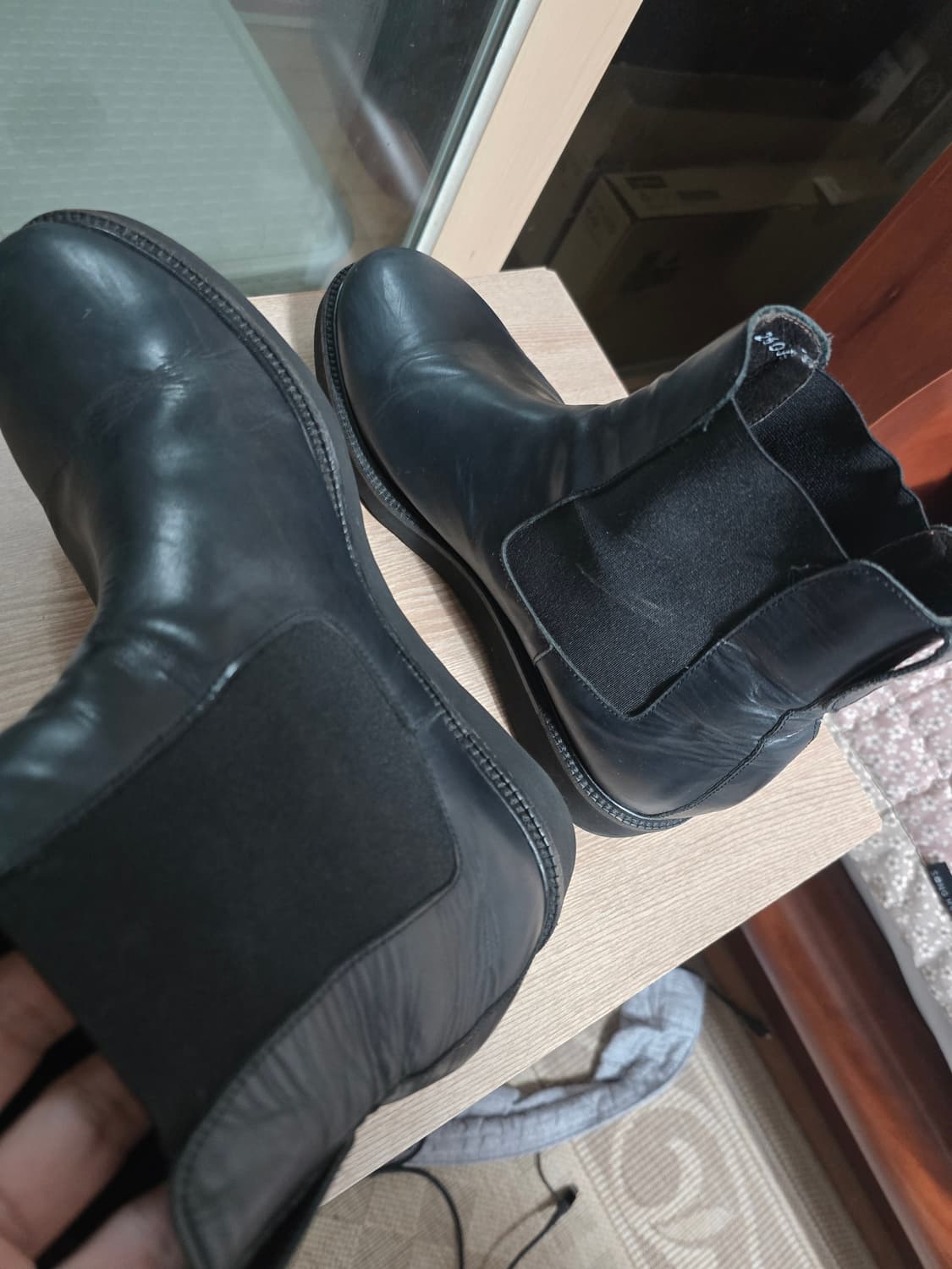 손신발 가죽 첼시 부츠 260 상품이미지5