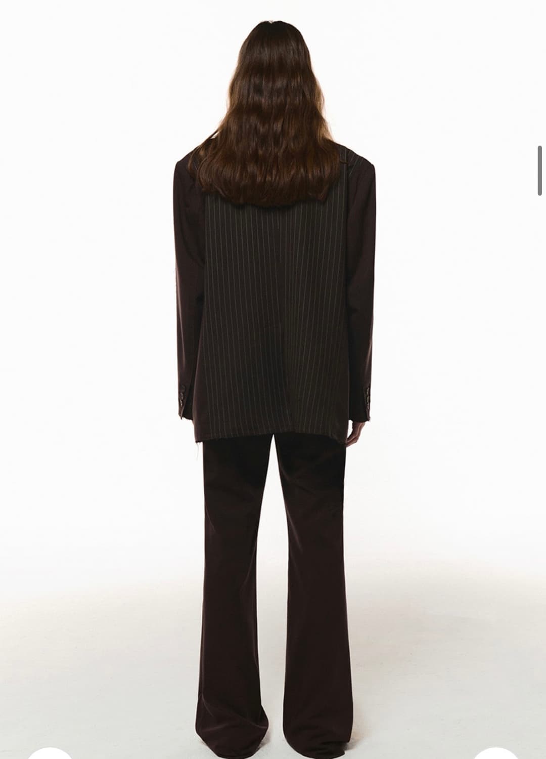 새상품 current 커렌트 콘트라스트 컷오프 대디 블레이저 상품이미지8