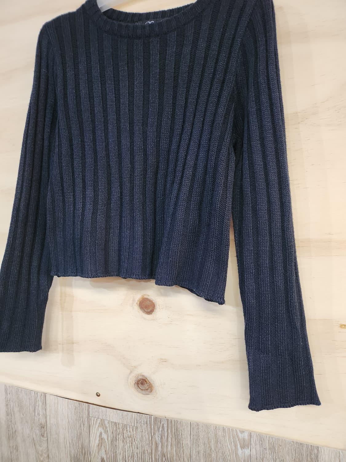 558) 여성 골지 크롭니트 상품이미지4