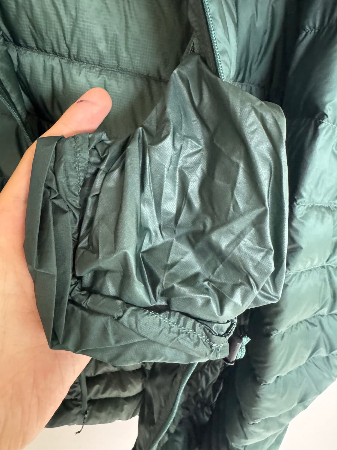 XL 아크테릭스 세륨 LT 다크엘리시움 후디 패딩 그린 상품이미지6