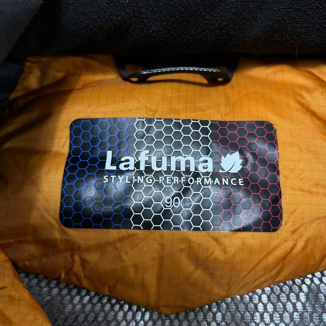 라푸마 구스다운 800 배색 후드 푸퍼패딩 점퍼 [머스타드] S/90 상품이미지7