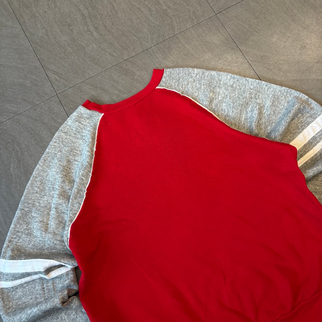 90년대 미국 생산 빈티지 투톤 스웻셔츠 상품이미지2