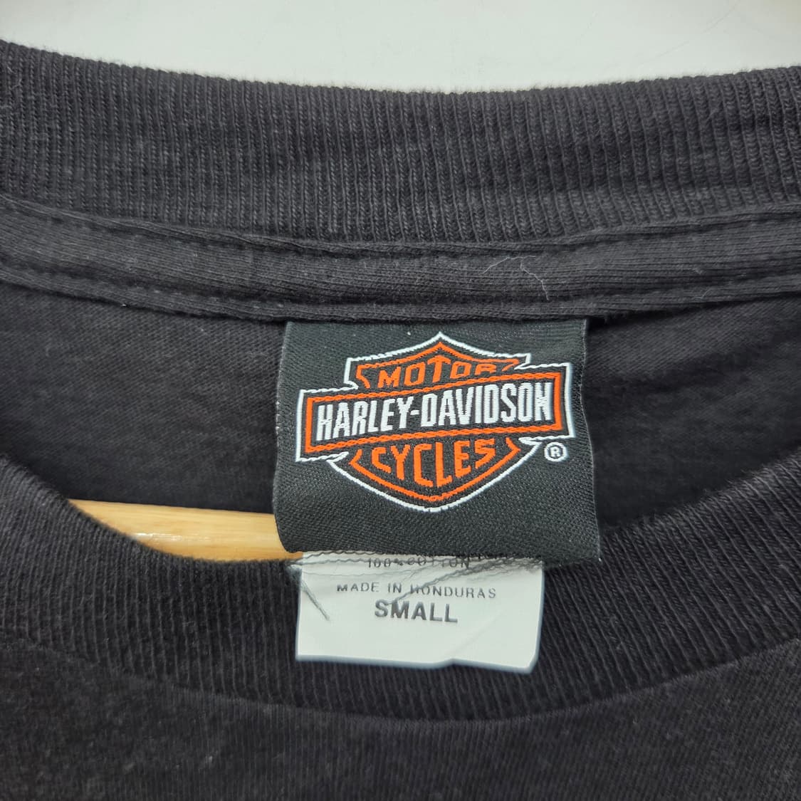 할리데이비슨 블랙 반팔 티셔츠 남S 상품이미지4