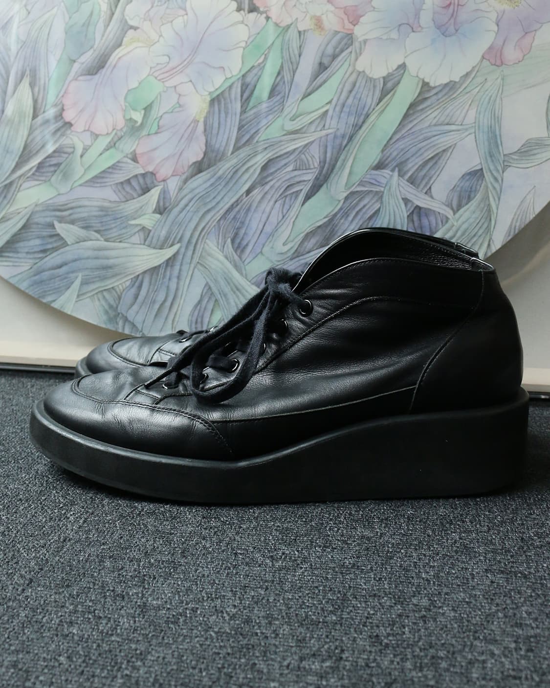 라드 뮤지션 블랙 레더 스니커즈  상품이미지5