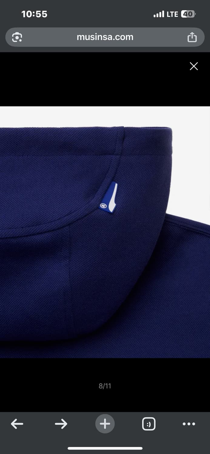 아더에러 X 푸마 후드티 네이비 M (100사이즈 정도) 상품이미지6