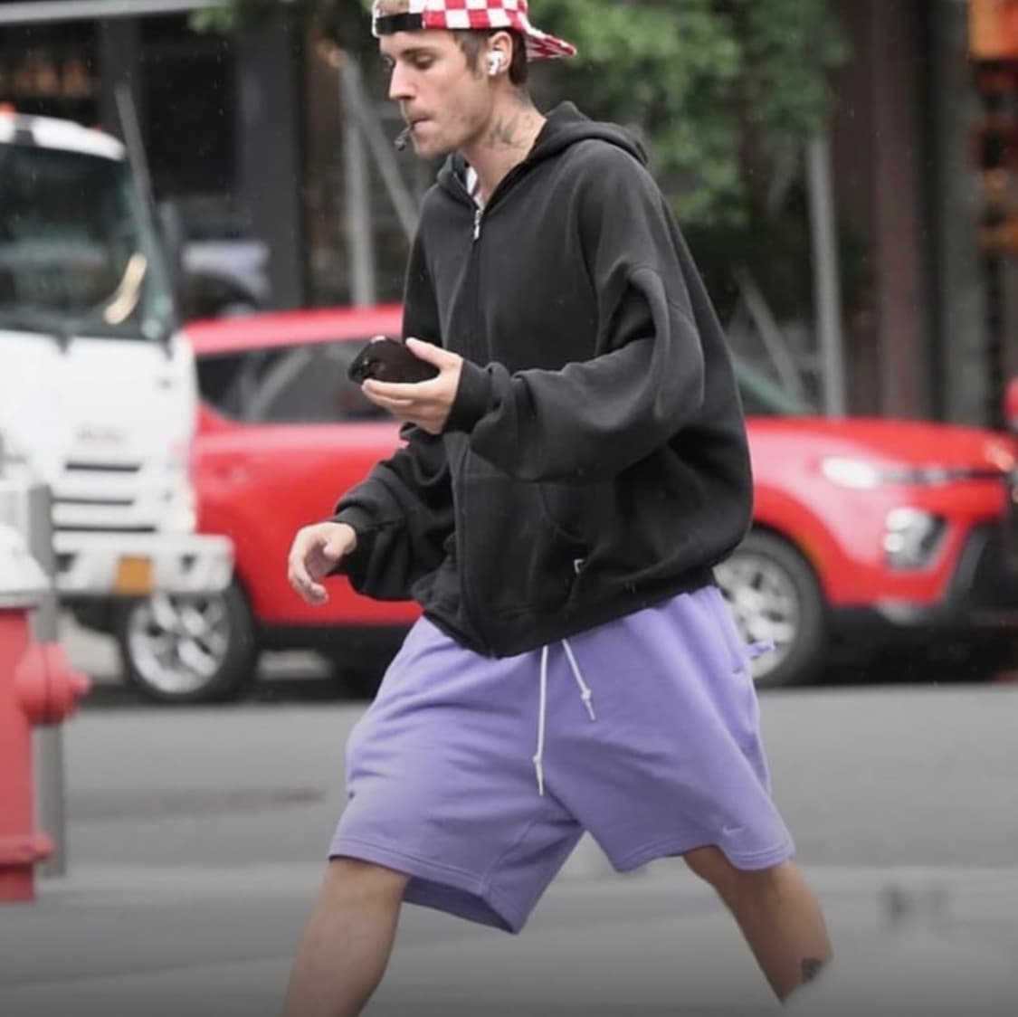 스투시 페이디드 그래픽 집 후드 퍼플 상품이미지8