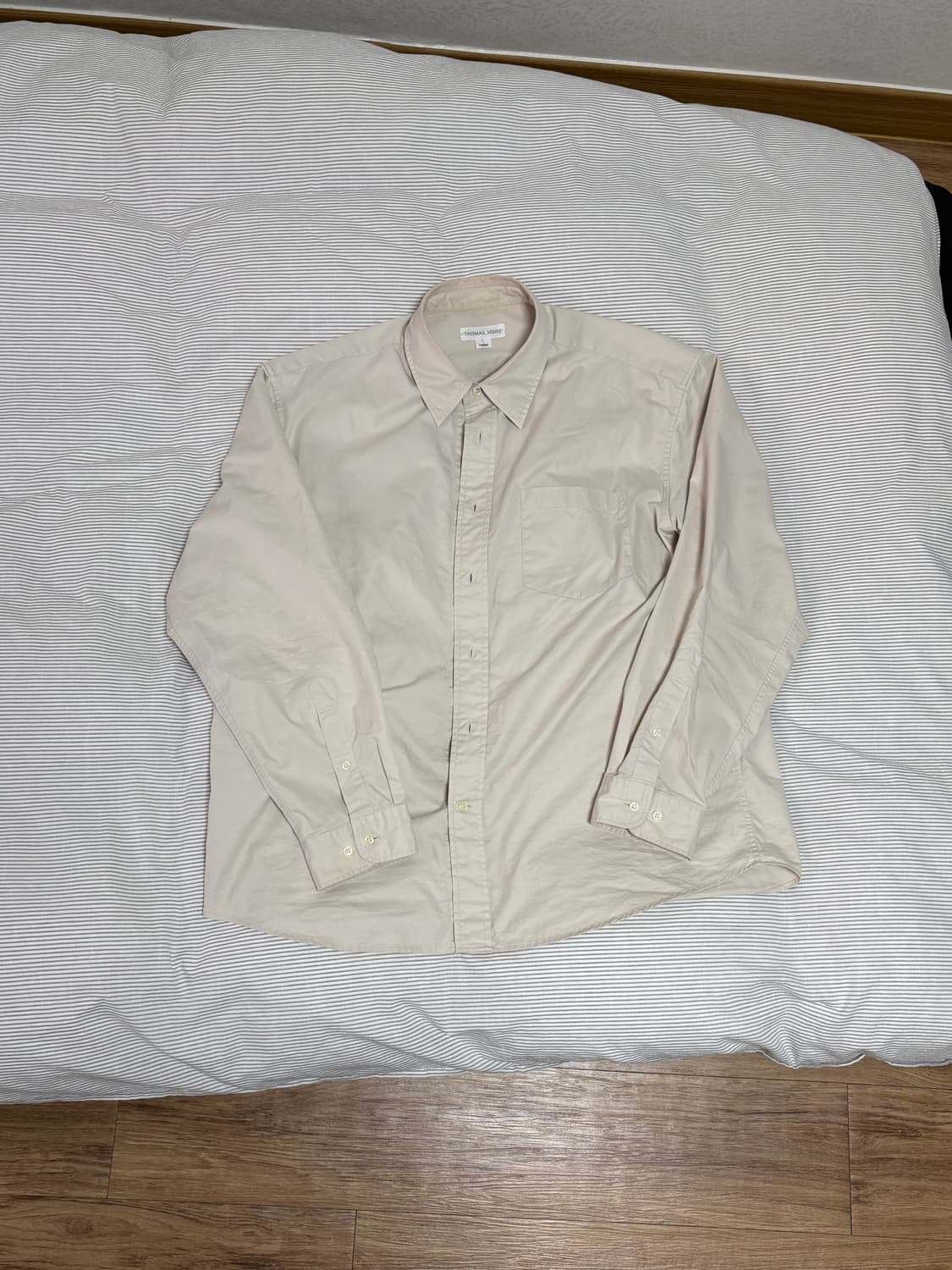 토마스모어 페이디드 셔츠 다크스노우 L(100) 상품이미지1