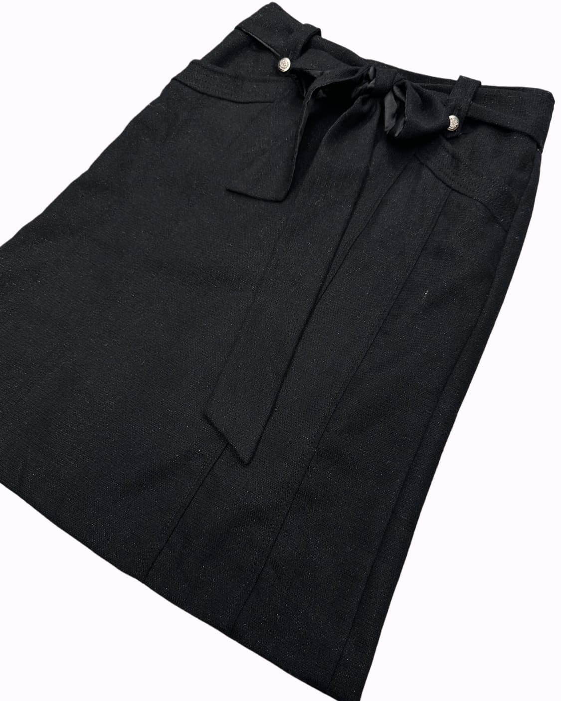 belted ribbon wool skirt 상품이미지4