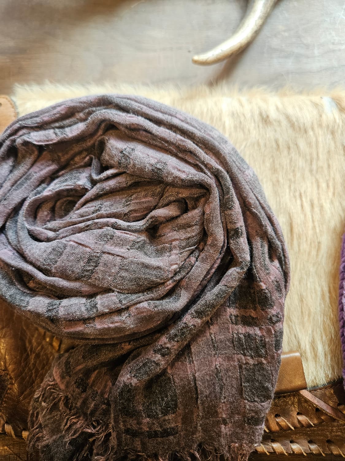 Made in Italy 모달 실크 머플러  상품이미지4