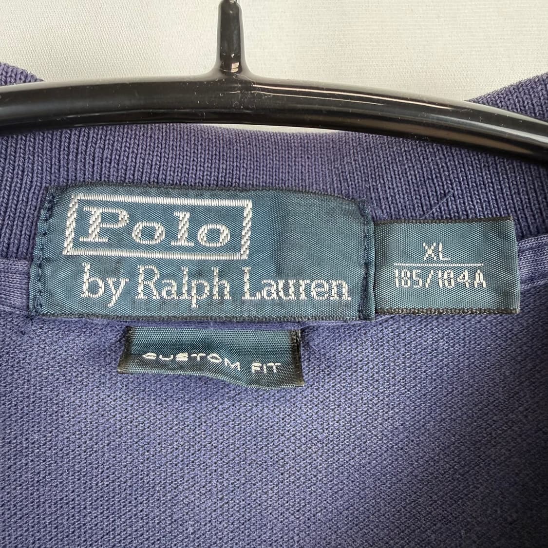 (XL) 폴로 랄프로렌 커스텀핏 레드포니 카라 티 네이비 상품이미지3