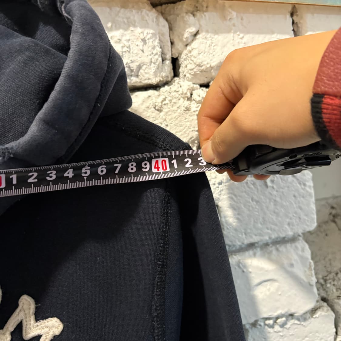 아베크롬비 빅로고 헤비 후드집업 상품이미지5