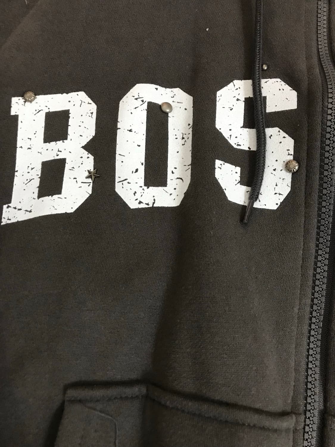 빈티지 보스턴 기모 후드집업 상품이미지5