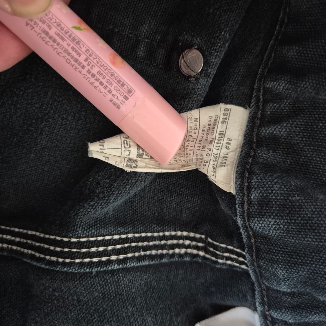 칼하트 더블니 블랙 38×30 상품이미지6