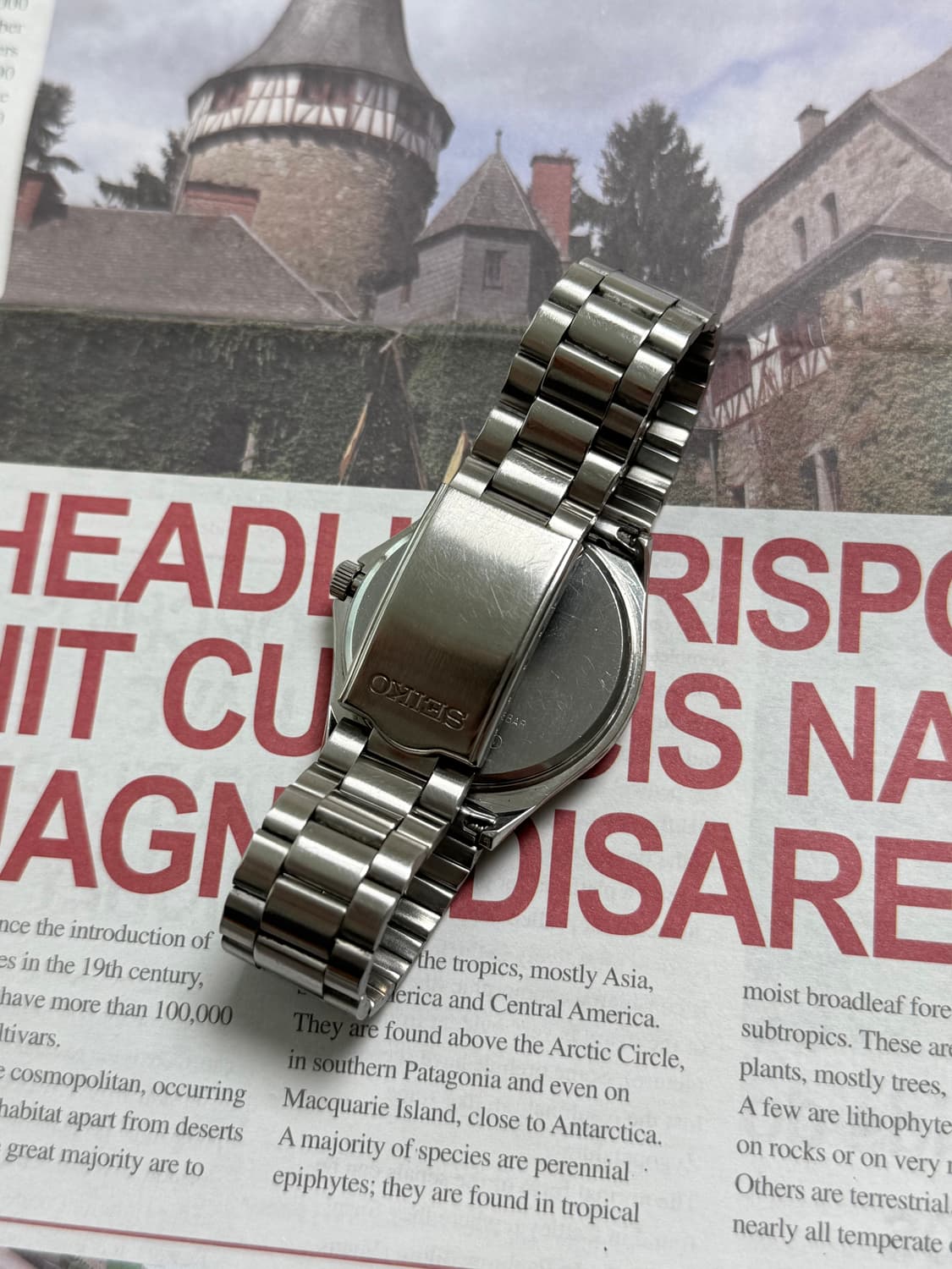 세이코 Seiko SPRIT 쿼츠 스노우 플레이크 데이데이트 상품이미지3