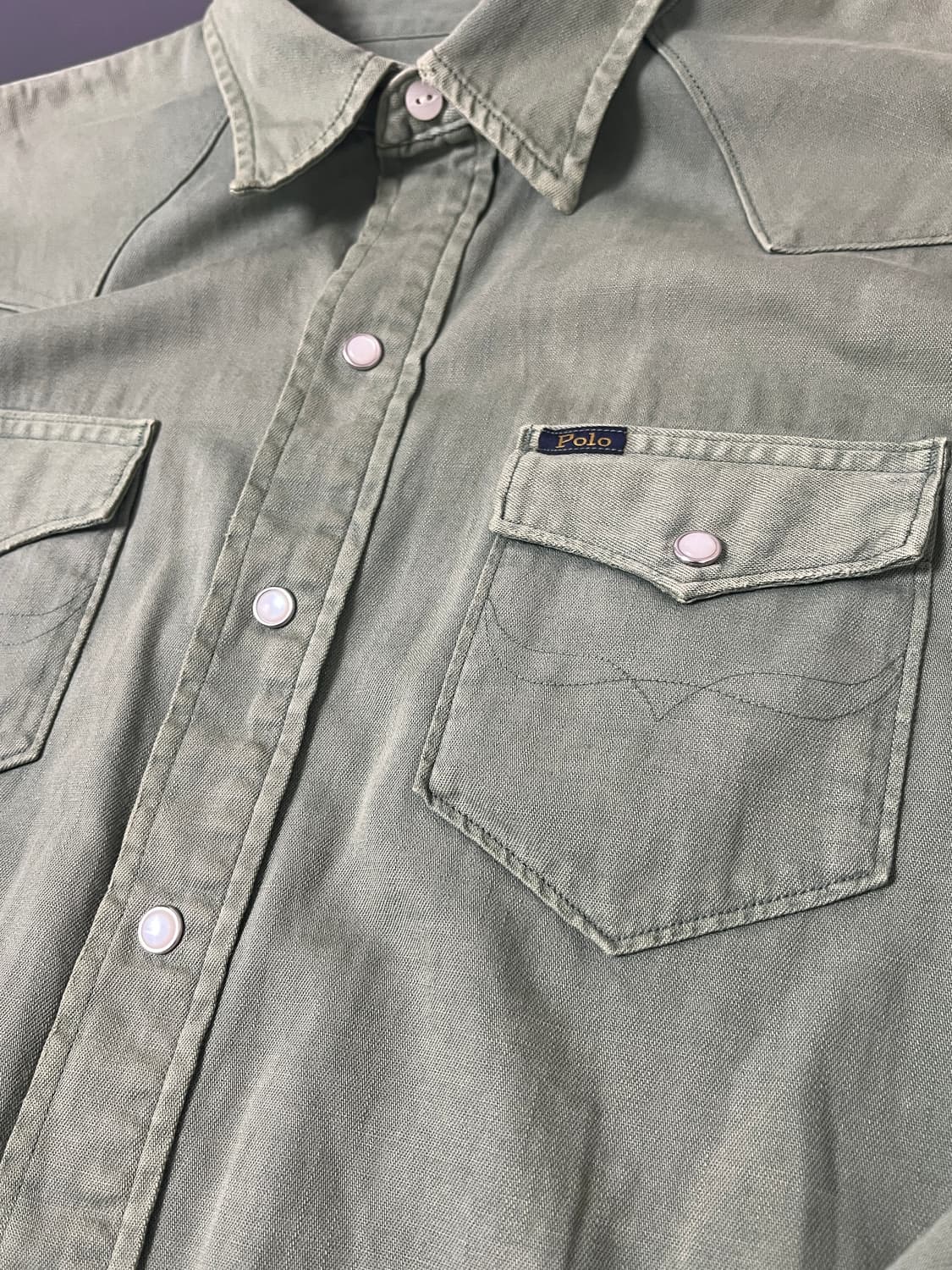 폴로 데님 웨스턴 셔츠 상품이미지3