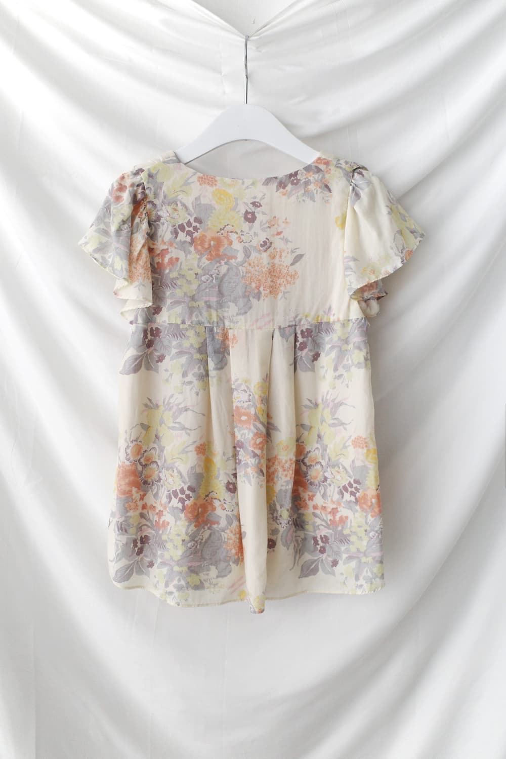CAROLINA GLASER) flower ruffle blouse  상품이미지4
