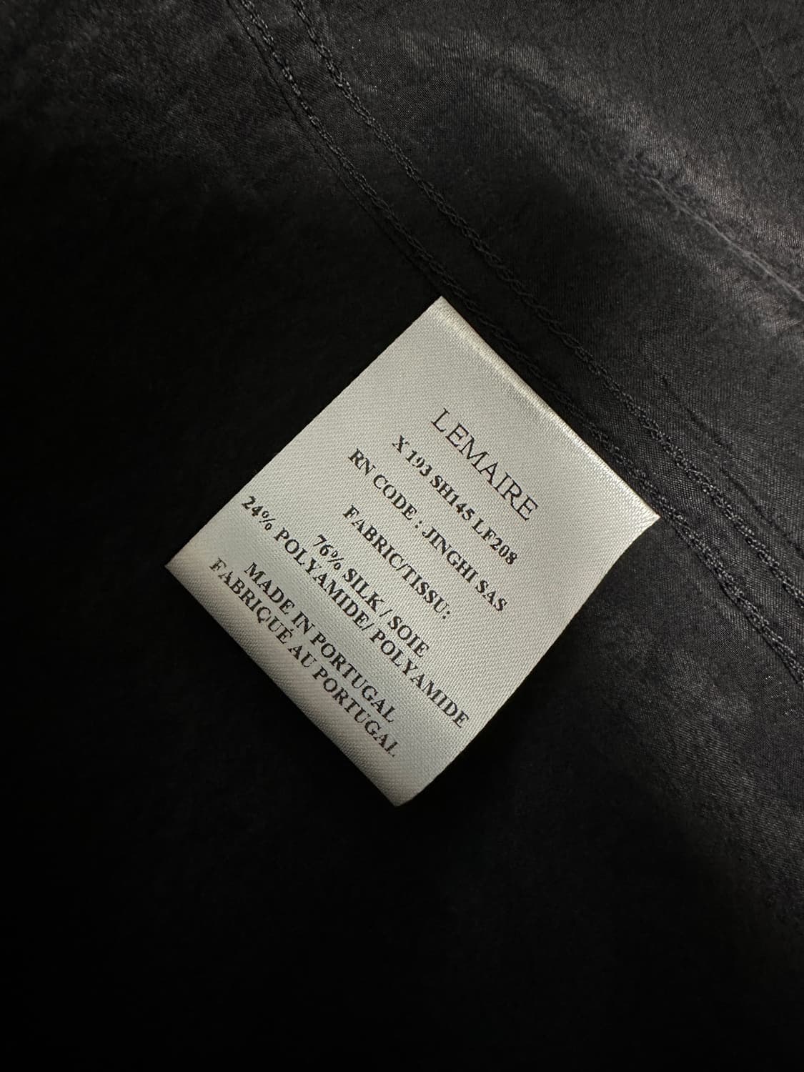 (L) 르메르 드라이 실크 밀리터리 셔츠 상품이미지3