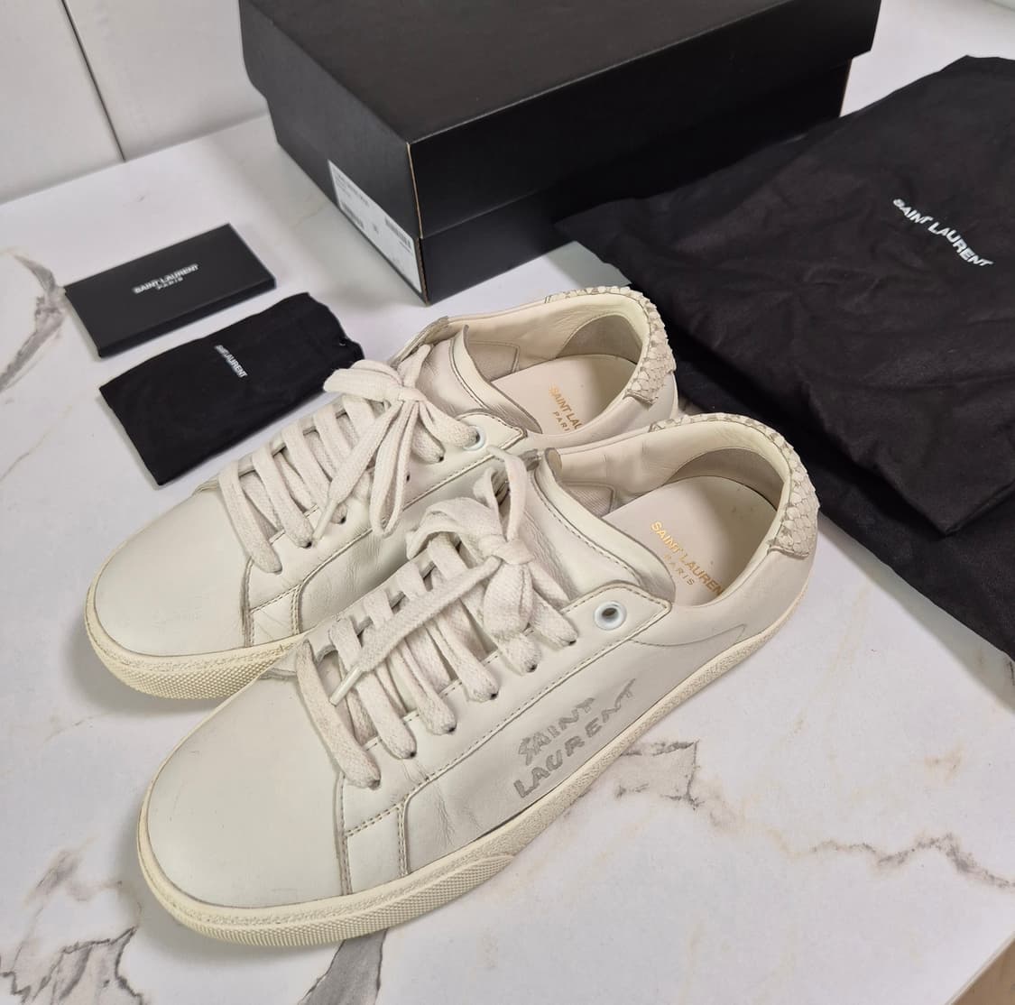 (정품) 생로랑 코트클래식 여성 스니커즈 36.5 상품이미지1