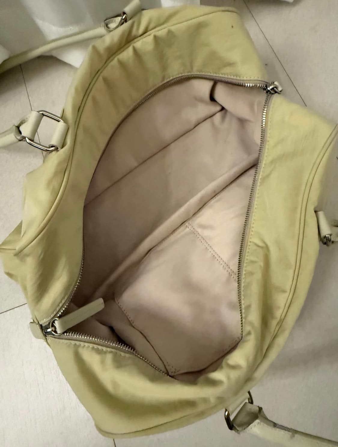 마뗑킴 숄더백 아이보리 토트백 상품이미지3