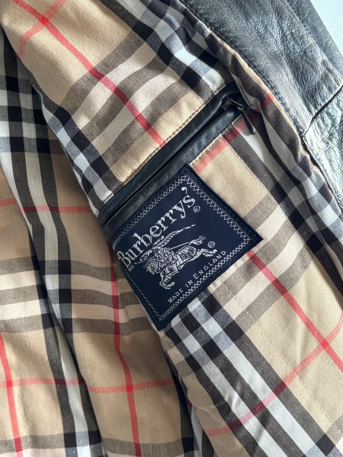 Burberrys 버버리 레더 후드 더플 코트 상품이미지8