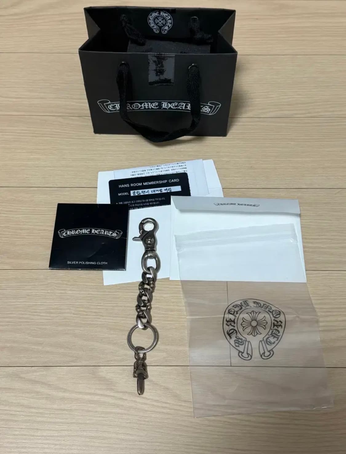 [5링크] 크롬하츠 클립 팬시 대거참 키링 오리지널 M대거 상품이미지1