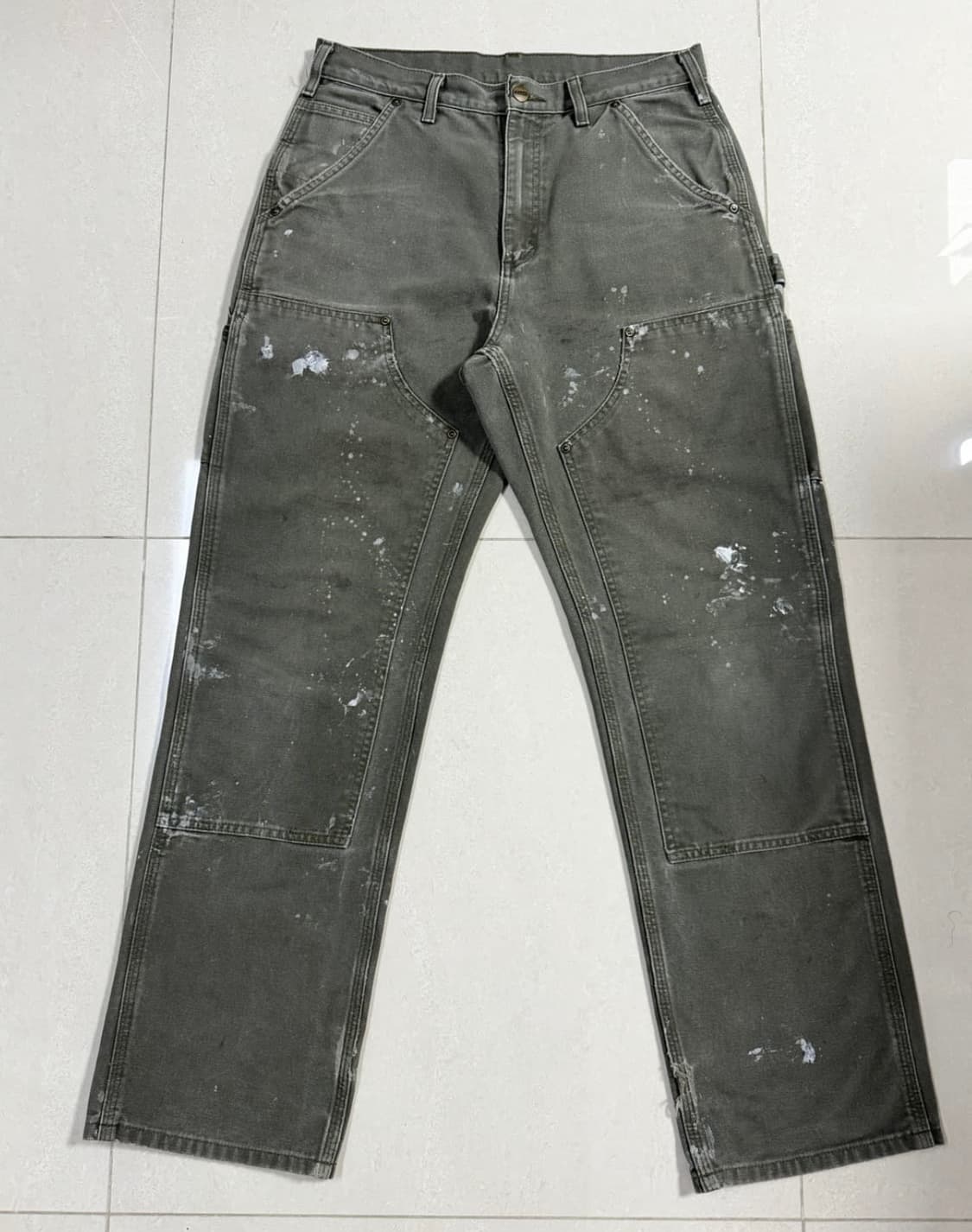 Carhartt 칼하트 빈티지 더블니 MOS 모스그린 상품이미지1