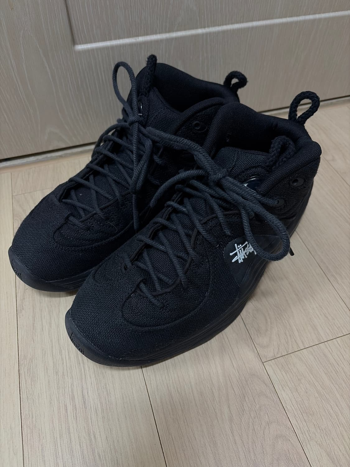 스투시 나이키 에어패니2 블랙 제품 상품이미지1