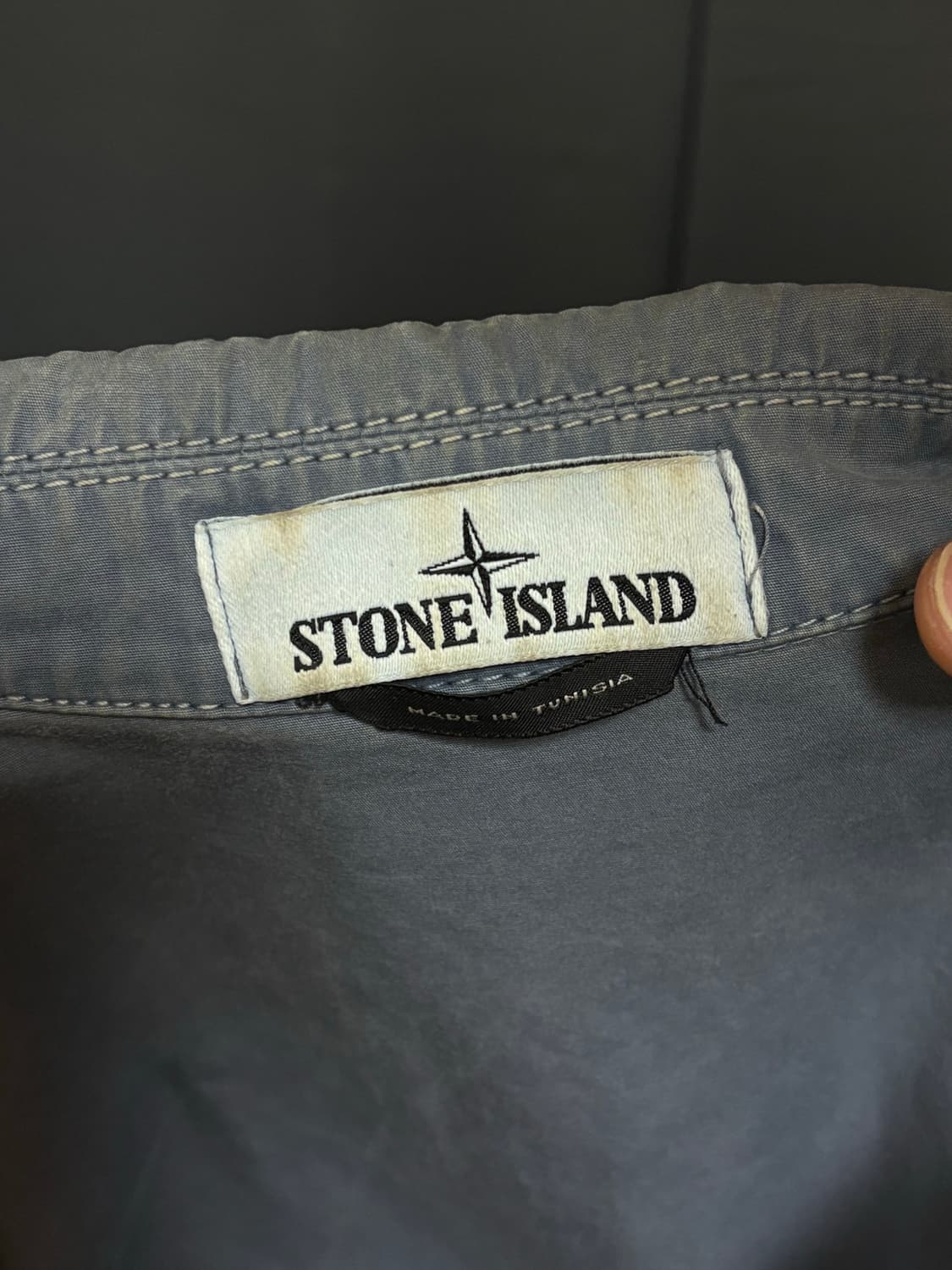 21ss 스톤아일랜드 오버셔츠 스카이블루 상품이미지4