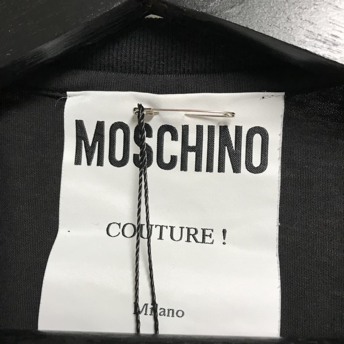 모스키노 블랙 반팔 티셔츠 -(W) 상품이미지5