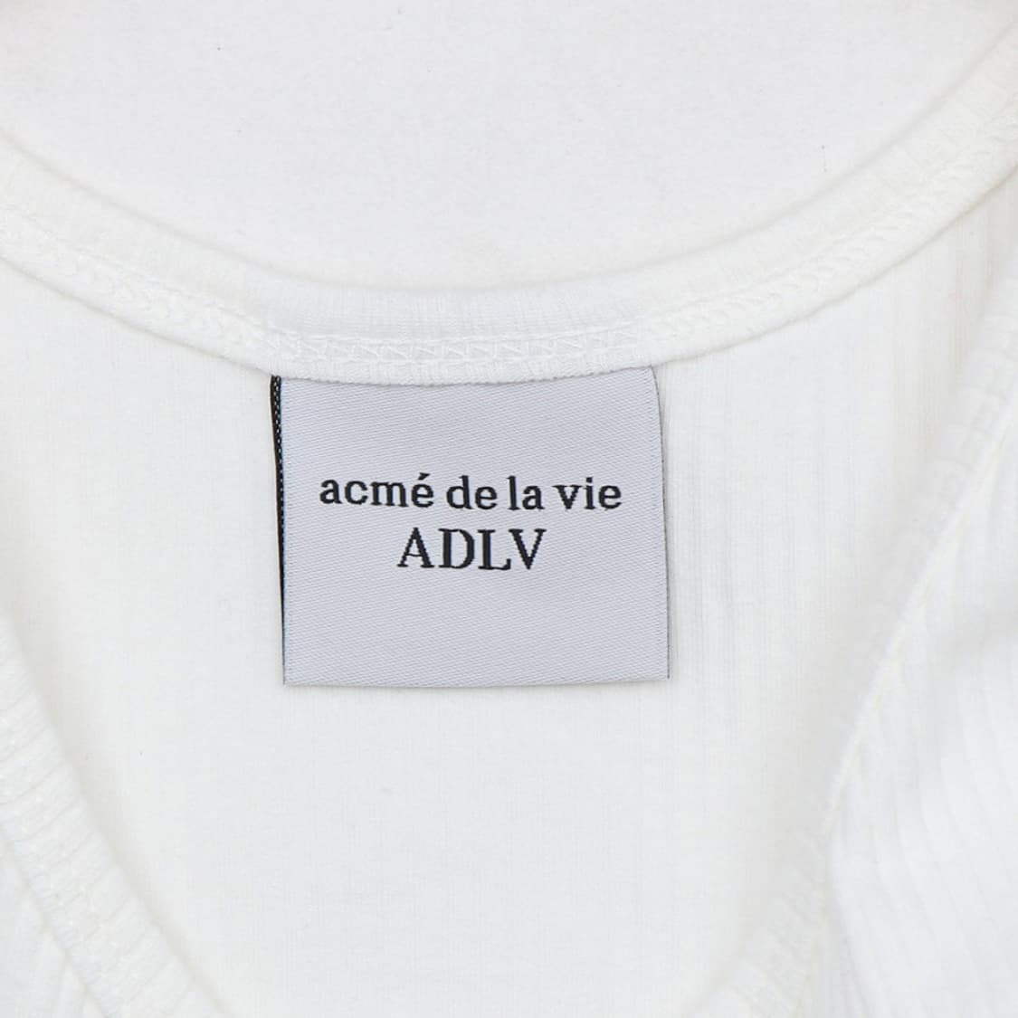 아크메드라비 민소매 크롭 골지 티셔츠 상품이미지3