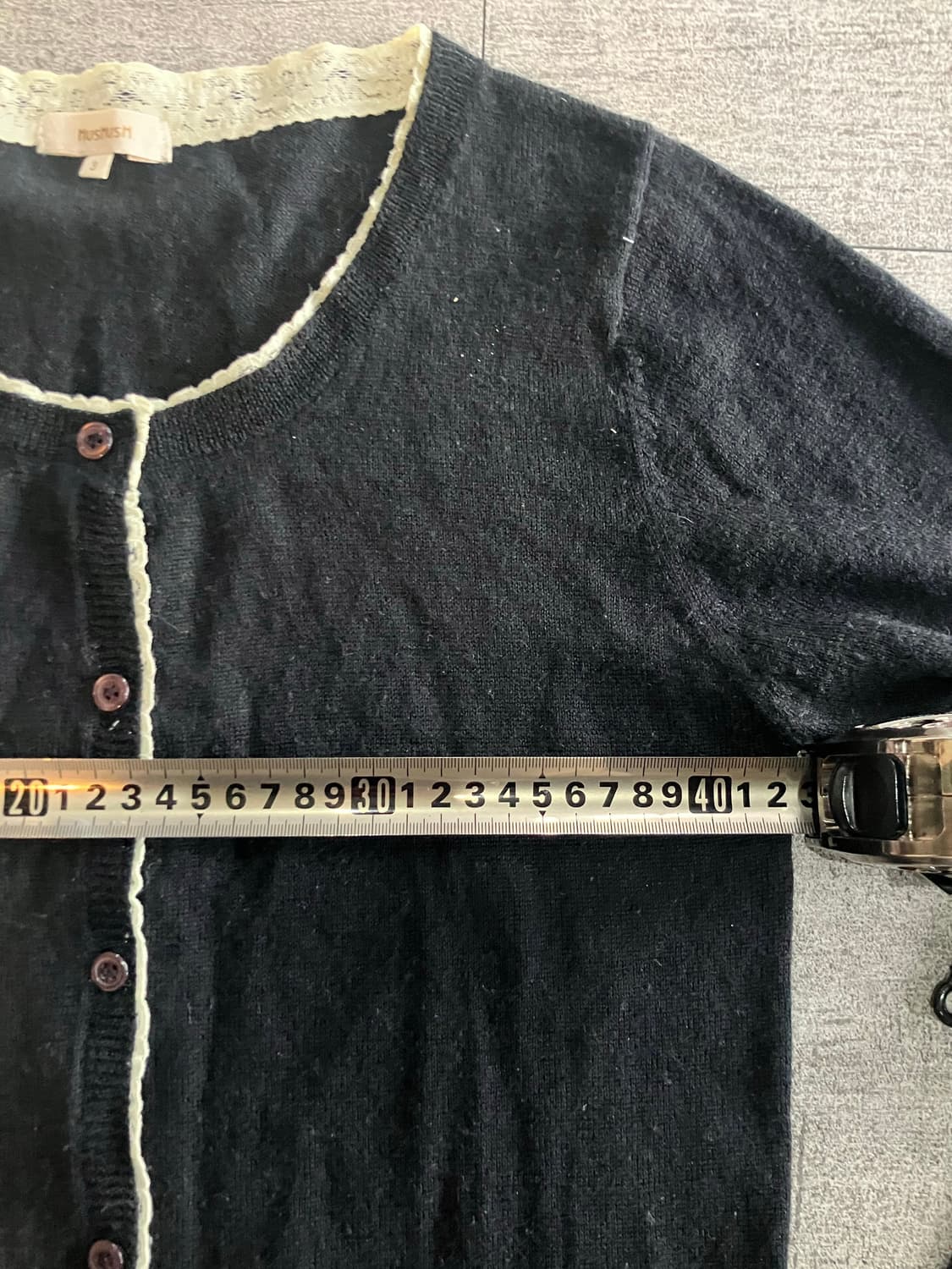 일본빈티지 Musmush 하구미모리걸 달천깔페어리 레이스가디건 상품이미지2