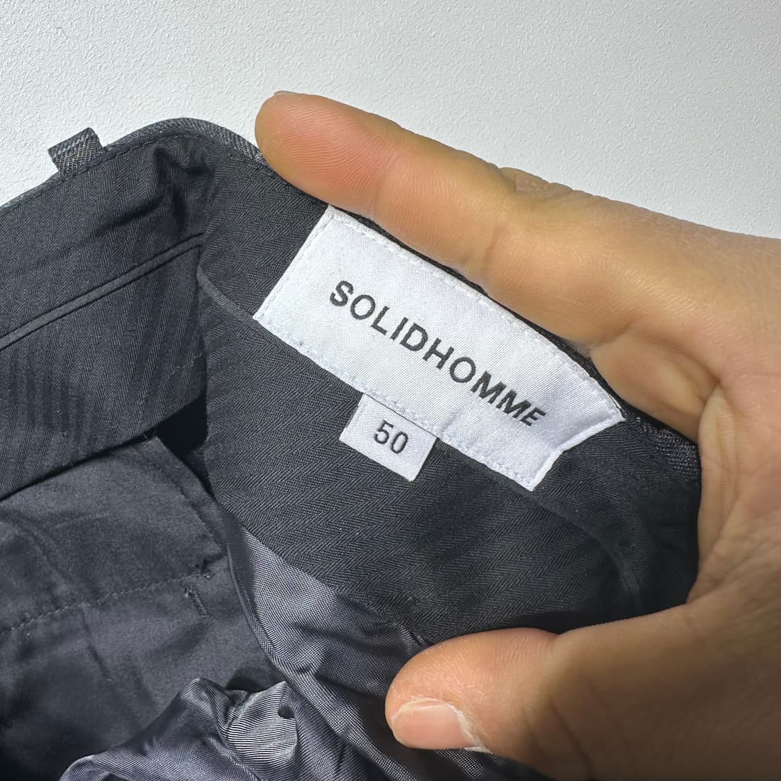 솔리드 옴므 정장 셋업 판매합니다  상품이미지6