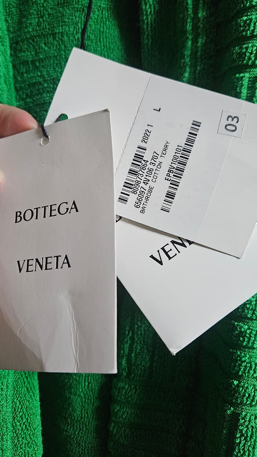 보테가베네타 코트 타올 자켓 상품이미지3