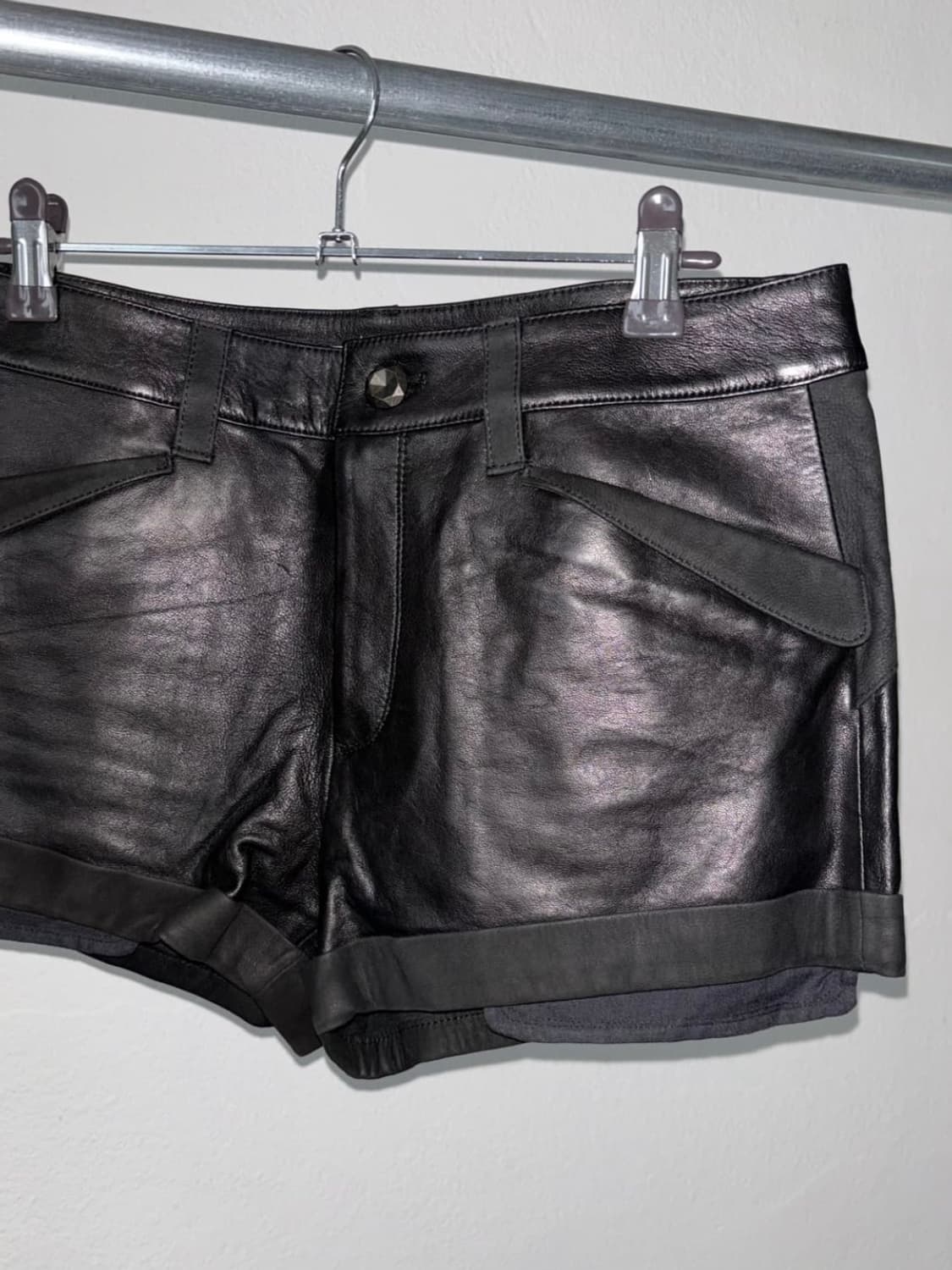 Real leather shorts 상품이미지4