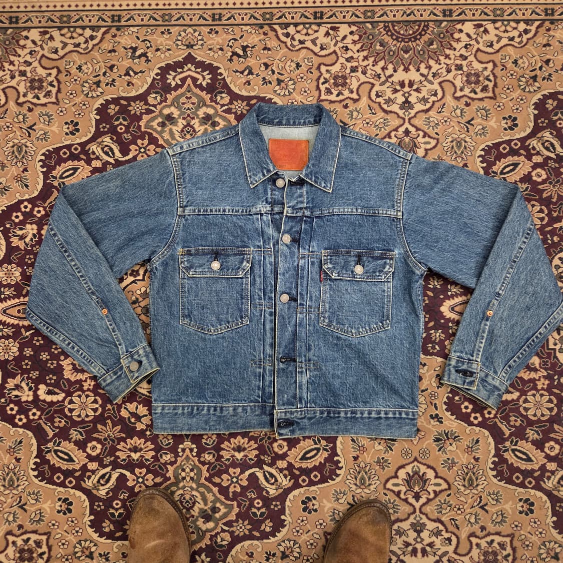 90s 리바이스 lvc 2세대 데님자켓 38 사이즈 71507 타입투 상품이미지1